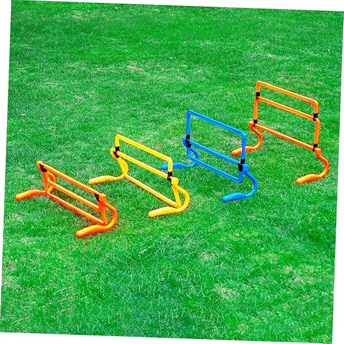 POPETPOP Removable Soccer Training Hurdles Agility Exercise Equipment for Sports Football Field Barriers for Enhanced Speed Coordination Orange