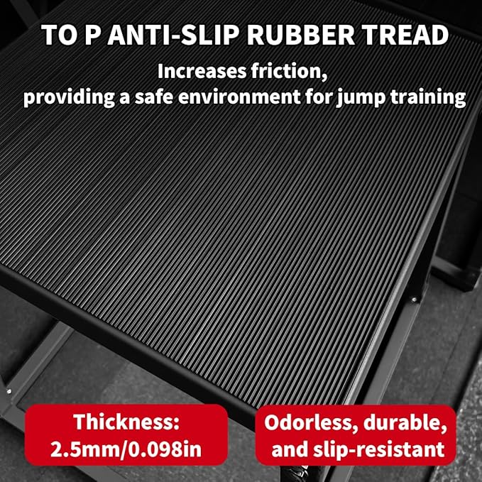 Plyo Box Jump Platforms, 12/18/24/30 Inch Single and Set Plyometric Jumping Box for Men and Women for Home Gym