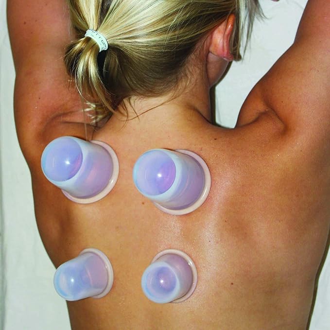 Silicone Cupping Therapy Set - Massage Therapy Cups for Arthritis, Pain Relief, Anti Aging, and Anti-Cellulite - Cupping Kit for Relaxation and Muscle Recovery