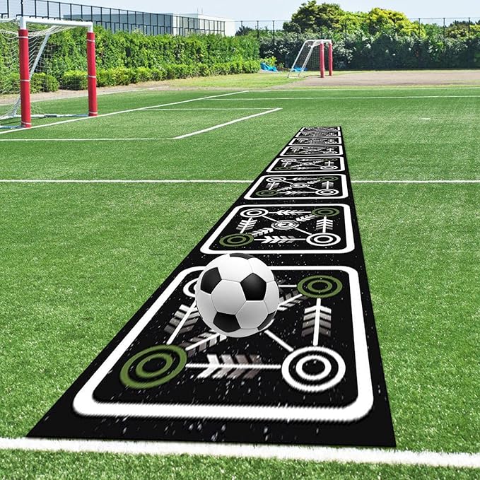 Speed Ladder Agility Ladder - Workout Laddersagility, Soccer Ladders Non-Slip Home Gym Footwork Drills Workout Equipment for Quickness, Endurance, Speed, and Coordination