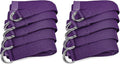 Sunshine Yoga 10-Pack Yoga Strap, 8-Foot Yoga Straps With Anti-Slip D-Ring Buckle, Adjustable Leg Stretching Strap, Exercise Stretch Strap for Muscle and Hamstring Stretch