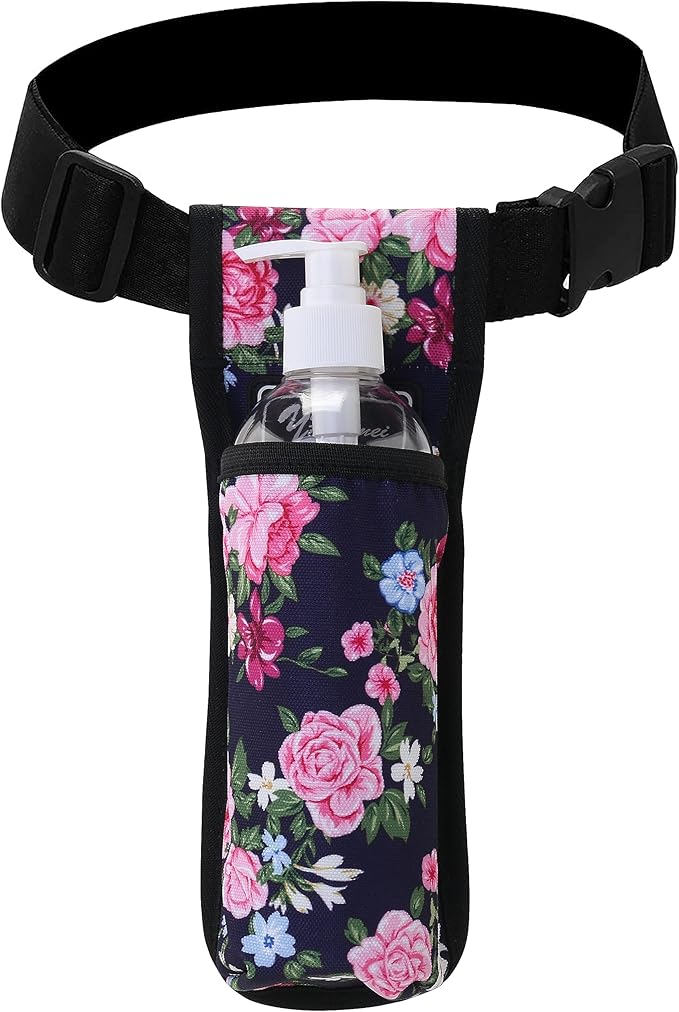 Massage Bottle Bag Massage Oil Bag Massage Therapist Holster Massage Lotion Holster Massage Oil Holster (YR-1KD-MuDan）