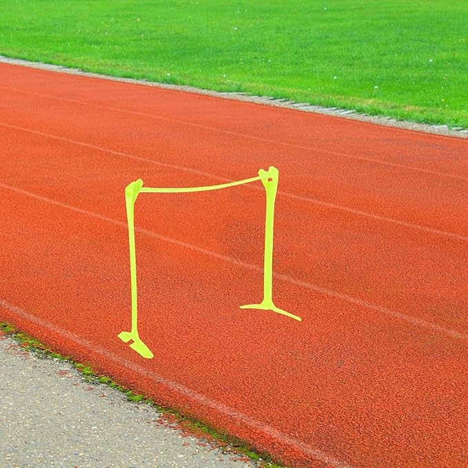 COHEALI Adjustable Foldable Soccer Training Hurdle Plastic Agility Speed Hurdles for Football Athletic Drills and Agility Training Equipment