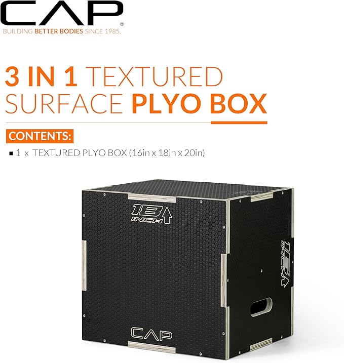 CAP Barbell 3-in-1 Plyometric Box | Multiple Styles and Sizes