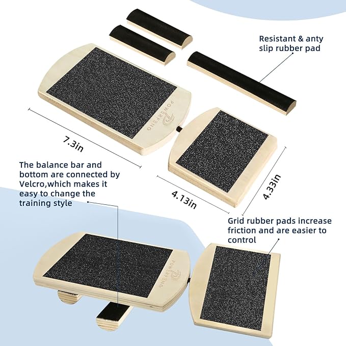 Ankle Balance Board Foot Strengthener: Foot Trainer Stretcher - Sprained Balance Board Plantar Fasciitis Relief