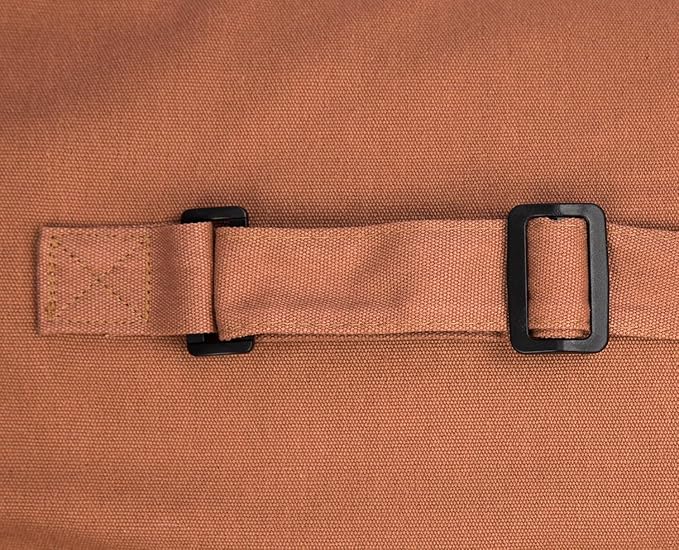 Cotton yoga mat bag with Pockets and Adjustable Strap - Full Zip Cargo Yoga Mat Carrier Bag - Bag for 1/4" 1/3" Thick Yoga Mat