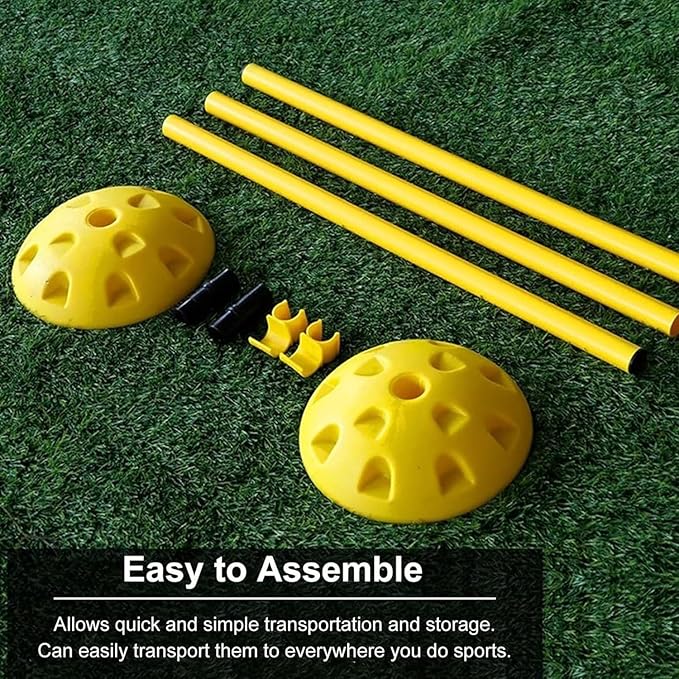 Hurdles Training Equipment, Agility Speed Hurdles for Kids Quick to Assemble and Versatile for Outdoor Indoor Sports Workout
