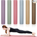 Timgle 6 Pack Yoga Mats Bulk 68 x 24 Inches Non Slip Exercise Yoga Mat 4 mm Thick Anti Slip Tear Resistant Sports Gym for Fitness Stretching Home Workout and Studio