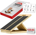 Professional Adjustable Calf Stretcher Slant Board for Squats for Ankle and Achilles Stretching, Posture Wooden Slant Board for Calf Stretching, Squat Wedge for Physical therapy & Exercise