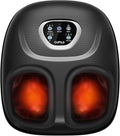 Foot Massager FSA Eligible HSA, 2026 Upgraded Feet Massager with Heat for Plantar Fasciitis Relief, 5 Levels Compression & Vibration Massage for Neuropathy, Birthday Day Gifts for Women Men