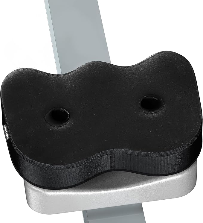 Rowing Machine Seat Cushion Compatible with Concept 2 Rower - Seat Pad for Comfort & Support - Also Fits Hydrow, Peloton & More - Rowing Accessories