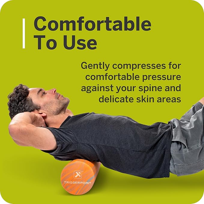 TriggerPoint Foundation Roller - Premium EVA Foam Muscle Recovery and Flexibility Roller, Soft Compression for Injury Prevention, Travel-Friendly, Ideal for Athletes