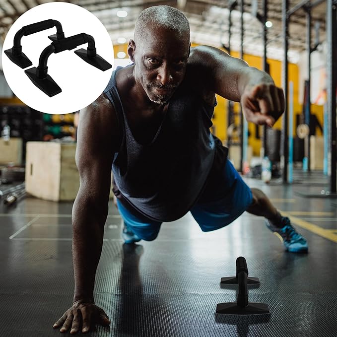 TOYANDONA Push-up Stands Hand Grips H-shaped Small Push-up Brackets Arm Strength Training Tools for Home Workout Fitness Equipment