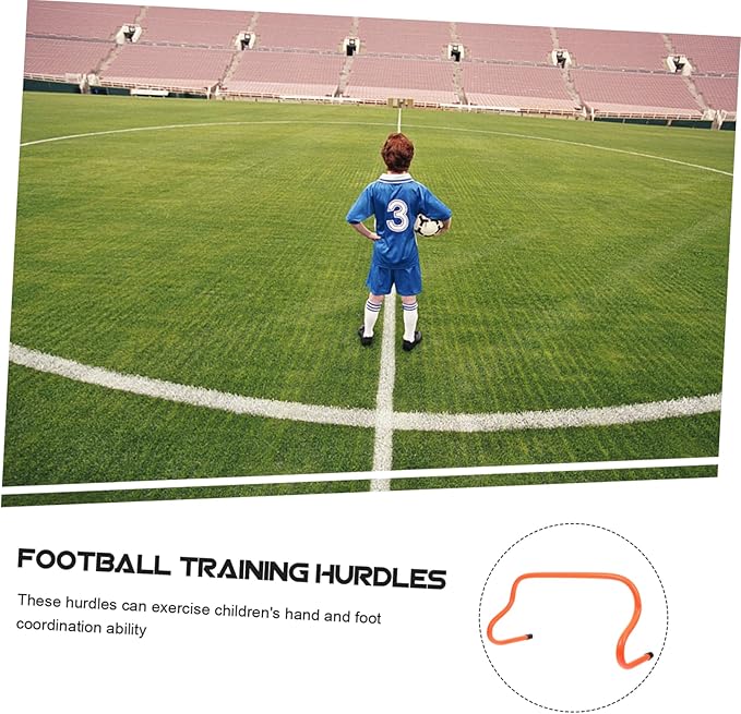 balacoo 5pcs Agility Hurdles for Football Training Hurdles for Boys and Girls Coordination Practice and Convenient Sports Equipment for Athletes