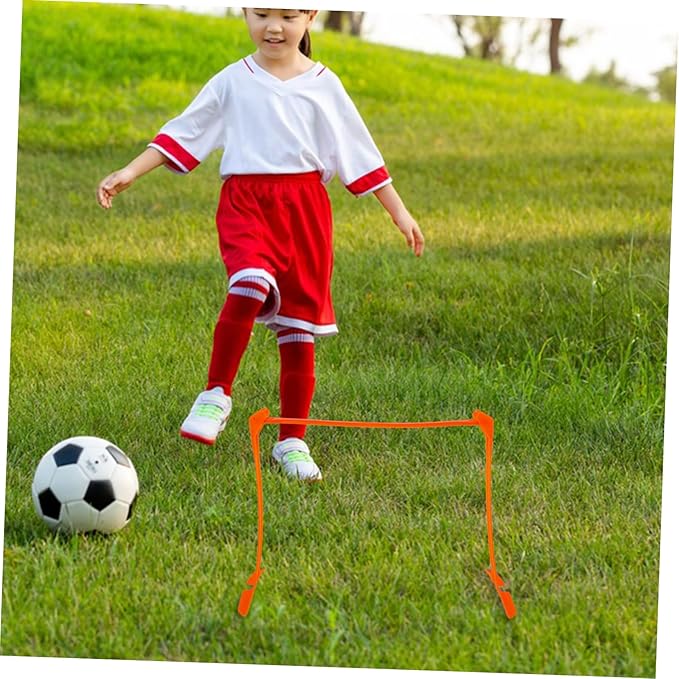 Soccer Training Hurdle Set 3-Stage Adjustable Plastic Boys and Girls Speed Hurdle Agility Training Aid