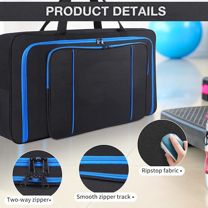 Carrying Bag Compatible with LifePro Vibrating Plate Exercise Machine Portable Storage Bag for AXV Vibration Fitness Platform,Vibration Plate Machine Carry Bag Fitness Equipment Accessories(Case Only)