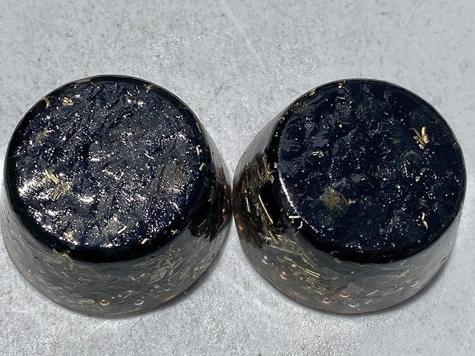 Black Jade Nephrite Orgone Generator Energy Accumulator 7.83Hz/432Hz/528Hz/Advance Harmonics Many Beautiful Ingredients!(Black Jade Nephrite)