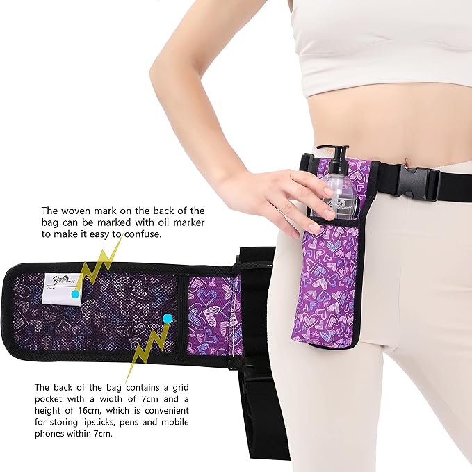 Massage Bottle Bag assage Oil Bag Massage Therapist Holster Massage Lotion Holster Massage Oil Holster (1kd-ZiXin
