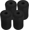 Mipcase 4pcs Foam Foot Pads Rollers Replacement Roller Pad for Leg Extension Sponge Cover for Weight Bench
