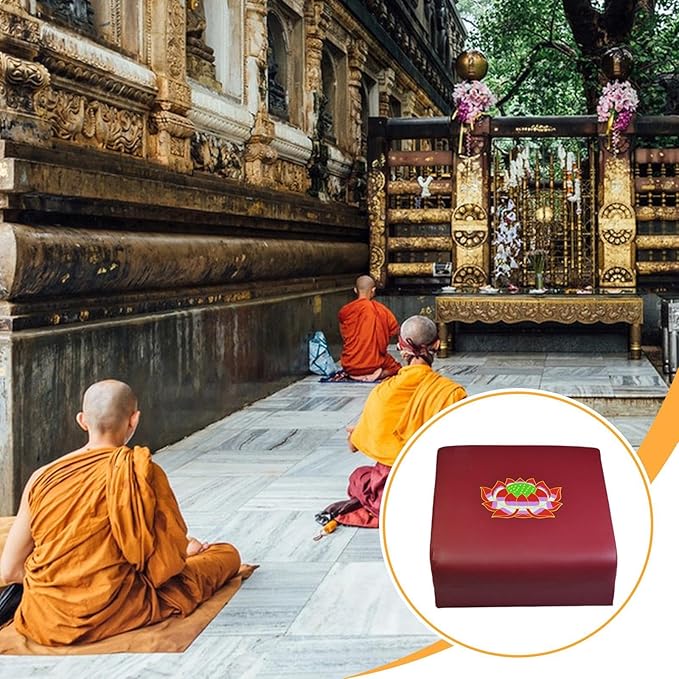 Meditation Bench Praying Cushion for Knees Accessories Easy to Clean Sitting Meditation Cushion Prayer Bench for Tea Ceremony