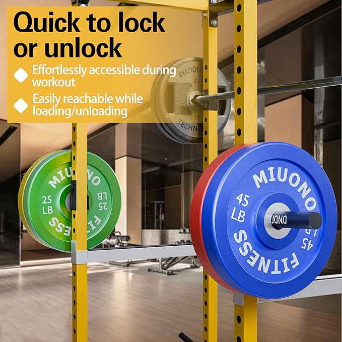 Weight Plate Holder, Weight Plate Rack Storage for 2X2 Power Rack Attachments, Extended Version Hang More 2" Weight Plates