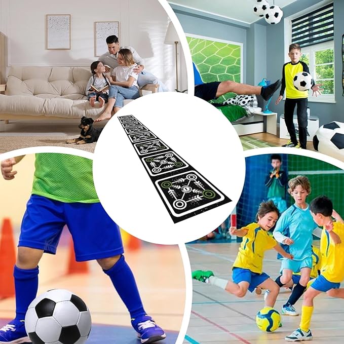 Speed Ladder Agility Ladder - Workout Laddersagility, Soccer Ladders Non-Slip Home Gym Footwork Drills Workout Equipment for Quickness, Endurance, Speed, and Coordination