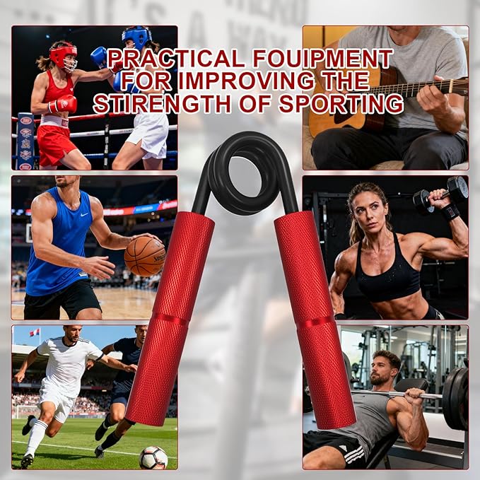 Grip Strength Trainer Set,50-300LB Hand Grip Strengthener,Hand Forearm strengthener 6 Pack, Workout equipment,Strength Training Exercisefor Hand Arm Forearm Wrist Finger
