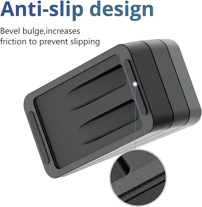 Teamaze Slant Board for Calf Stretching, 6 Packs Adjustable Angles Non-Slip Rubber Slant Board,Squat Wedge Stretcher Equipment for Physical Therapy Home Exercise,Calf Stretch Wedge Improve Lower Leg