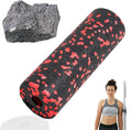 Mini Massage Foam Roller High Density - 100% Recycled Non-Toxic Material - Portable Pocket-Sized for Travel - Foot Arch,Legs & Arms Pain Target - Waterproof and Durable 15x6cm(Red)