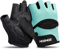 Ventilated Weight Lifting Gloves, Thick Padded Workout Gym Gloves with Full Palm Protection & Grip & Shock Absorption for Women & Men's Fitness Exercise Training