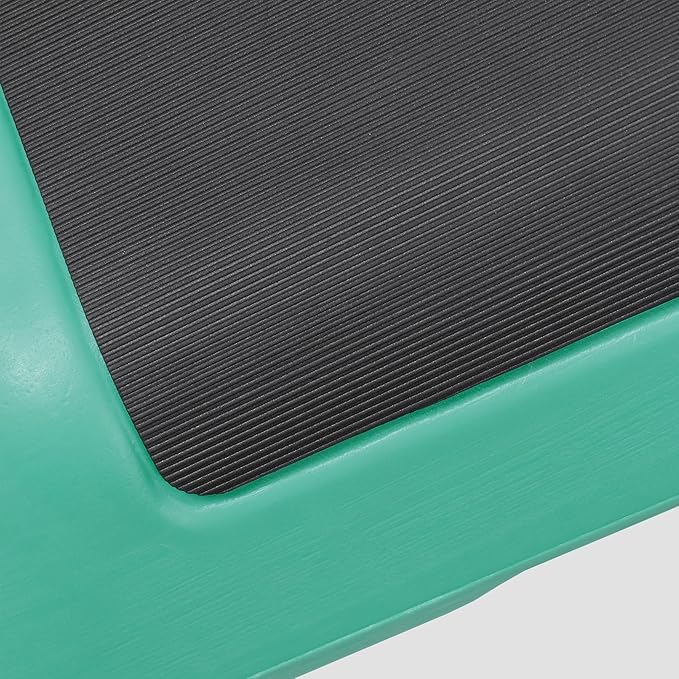 ZENY 16" x 16" High Aerobic Step Aerobics Stepper Platform with 4 Risers, Exercise Workout Stepper, Home Gym Equipment, Fitness Step Platform, Adjustable Aerobic Stepper