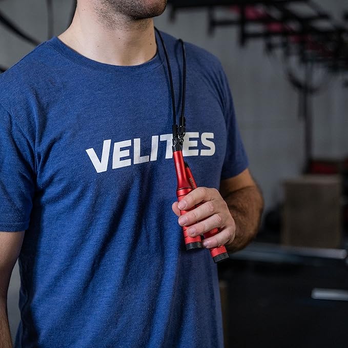 Velites - Earth 2.0 Jump Rope - Official CrossFit® Games Rope - Professional Aluminum Speed Rope for Double Unders, Fitness & Boxing - Includes 4mm Cable & Carrying Bag -