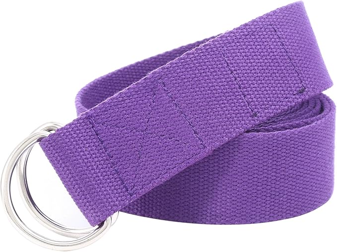 Gelante Fitness Exercise Yoga Strap - Durable Cotton 10 Feet Long