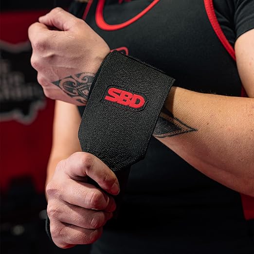 SBD Flexible Wrist Wraps – Supportive Wraps for Lifting, Powerlifting & Strength Training – IPF Approved, Made in Great Britain