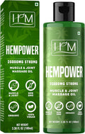 Hempower – Massage Oil for Muscle & Joint Pain – 25,000 MG | Ultra-Strength Hemp Formula | No Artificial Fragrance | Supports Active Lifestyle, Fast Acting Long Lasting | 3.38 fl oz (100 ml)