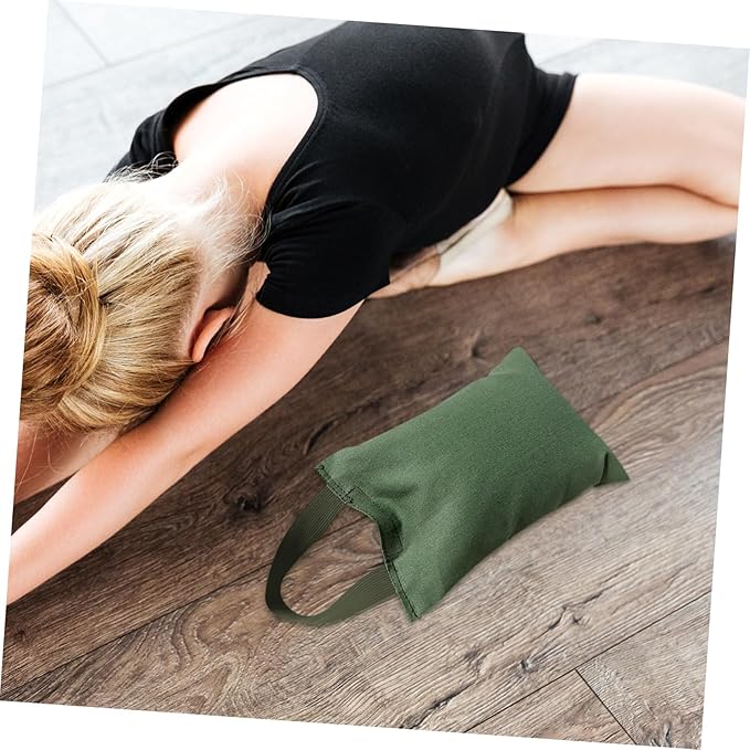 2kg Fillable Bags for Yoga Fitness Weight Empty Canvas Sandbag for Dance Muscle Training Workouts Easy to Clean Design