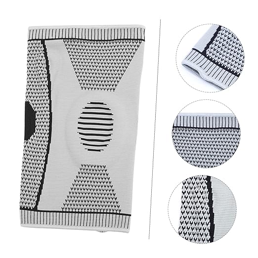1pc Breathable Knee Pad with Elastic Design Knee Wrap for Sports Ergonomic Support for Running Basketball Cycling Reduces Pressure Comfortable Fit Coverage
