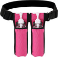 Massage Bottle Bag Massage Therapist Holster Massage Lotion Holster Massage Oil Holster（Db1KD-Rose Red）