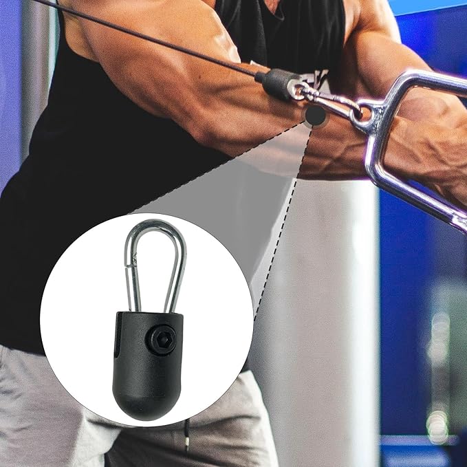 Gym Cable End Fitting Gym Machine Accessory Pulling Rope Interface Part Port Components Lifting Cable Joint Terminal