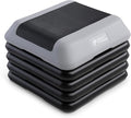 Circuit Fitness by Marcy 16 x 16 inches Adjustable Height Aerobic Step Platform with Adjustable Risers, Non-Slip Rubber Surface, Home Exercise Fitness Training, Multiple Color Options