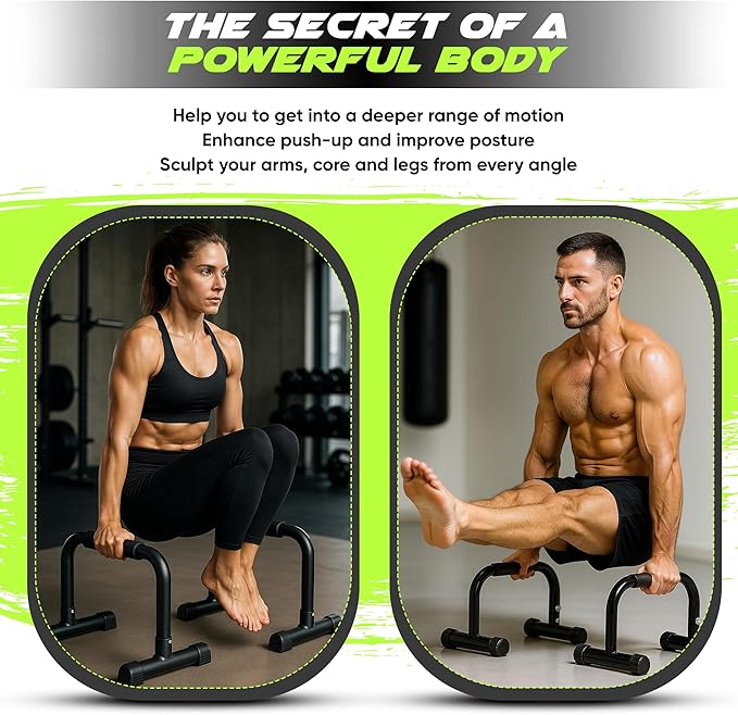 Calisthenics Bars,Push Up Bar for strength traning, Parallettes Bars & Dip Bars, Calisthenic, Push Up Handle for Workouts, Calisthenics Equipment ﻿for home