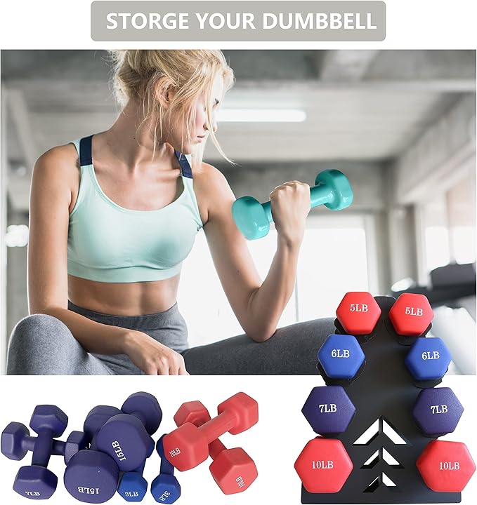 Dumbbell Storage Rack Weight Organizer Rack Only for Home Gym Weight Rack No need Assembly