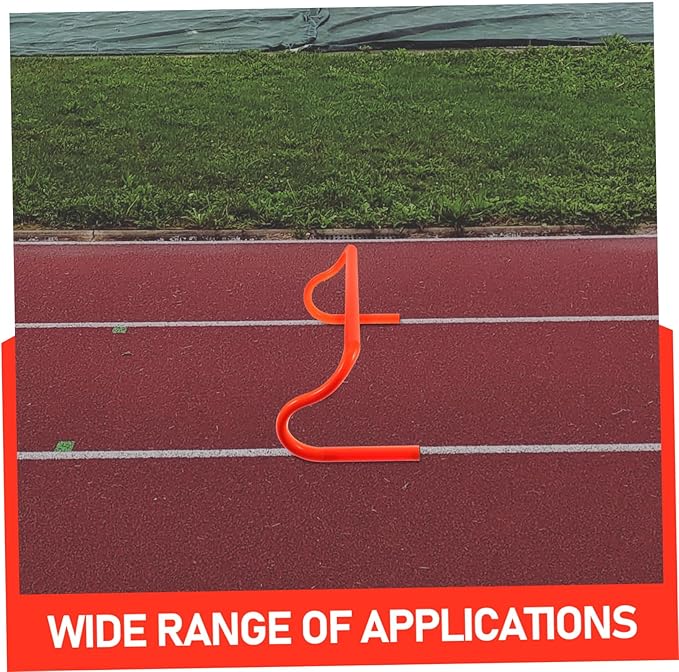 Stable Orange Training Hurdles for Football Agility and Speed Improvement Outdoor Ladder Rack for Athletes Practical Strength and Jumping Exercise Equipment