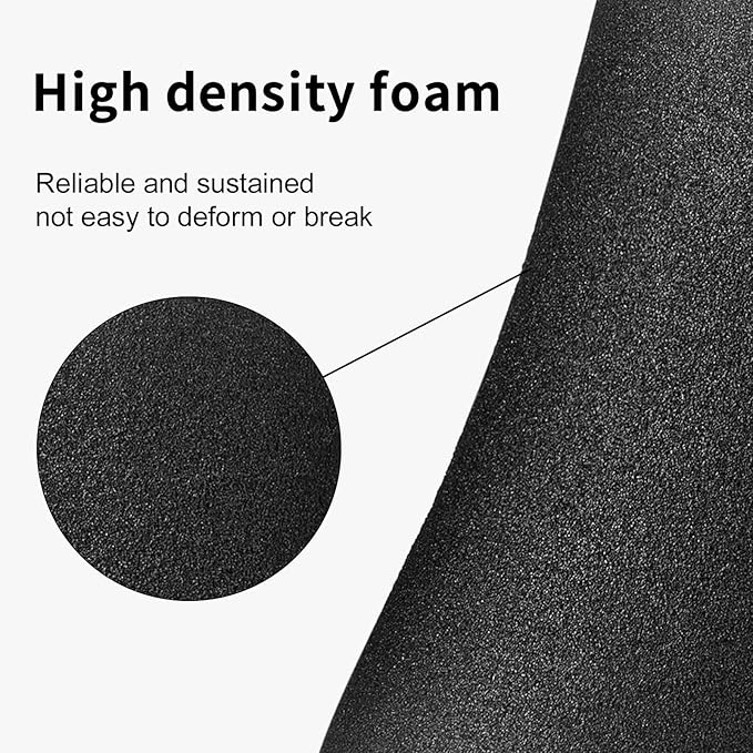Sratte 4pcs Foot Foam Pads Rollers Set Weight Bench Replacement Pads Inversion Table Parts for Leg Extension Gyms Exercise Equipments