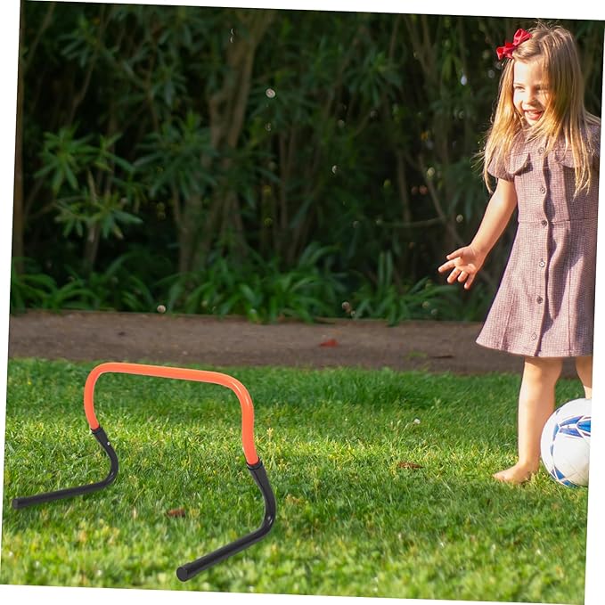 Plastic Agility Hurdles for Soccer Training Wear-Resistant Speed Hurdles for Boys and Girls Design for Convenient Practice Coordination and Strength