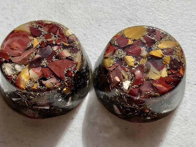 Mookaite Orgone Generator Energy Accumulator 528Hz/7.83Hz/Advance Harmonics Many Beautiful Ingredients and Colors!! (Mookaite)
