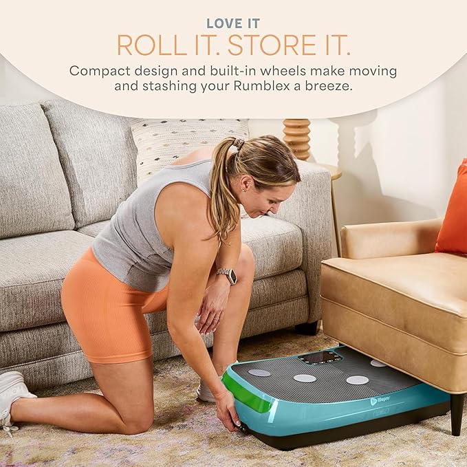Lifepro Rumblex 4D Vibration Plate Exercise Machine with Triple Motor Oscillation, Linear, and Pulsation – Advanced 4D Vibration Technology for Whole Body Fitness, Weight Loss and Recovery at Home