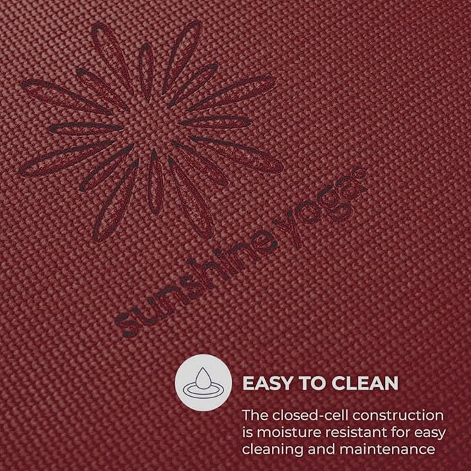 Sunshine Yoga Voyage Yoga Mat, 10 Pack, 72" x 24" Professional Studio and Gym Bulk Yoga Mats, 5mm Thick, Durable, Anti-Tear, Non Slip Fitness and Exercise Mats