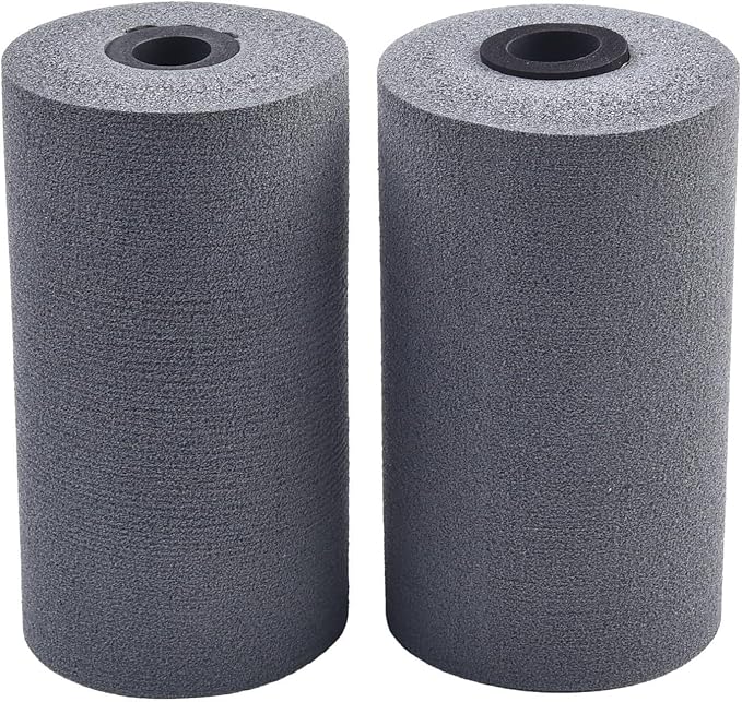 Foot Foam Pads Rollers Replacement for Leg Extension Attachments for Weight Bench and Home Gym Equipment, Fits Tube Diameter 22-25mm