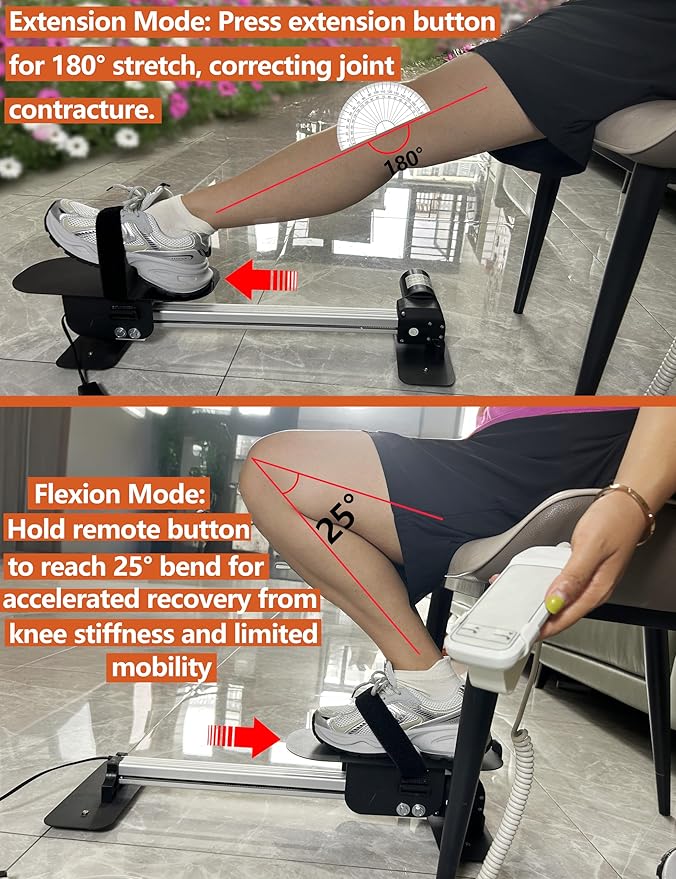 Electric Knee Glide for Knee Replacement Recovery Aids Kit Knee Therapy Exercise Strengthening Equipment for PCL ACL MCL Knee Surgery Before and After,FSA/HSA Eligible 2